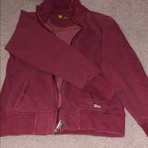 Maroon Carhartt zip up